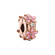 MOMENTS Charm Clip Gänseblümchen Rosa