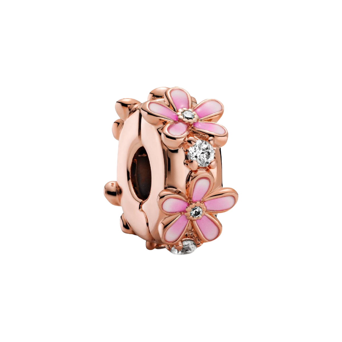 MOMENTS Charm Clip Gänseblümchen Rosa