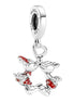 DISNEY Charm Anhänger Mickey Mouse & Minnie Mouse Kuss