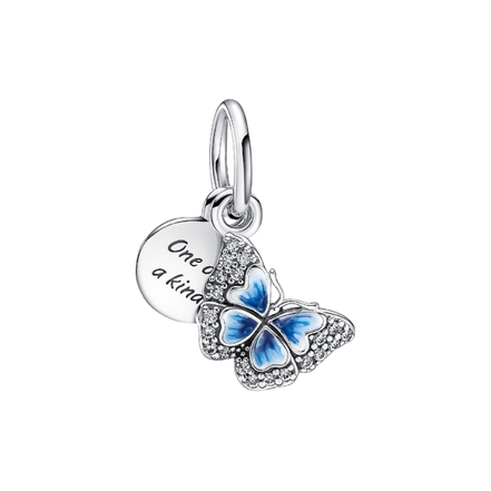 MOMENTS Charm Schmetterling blau