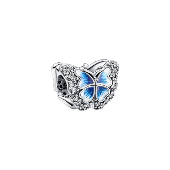 MOMENTS Charm Schmetterling blau Zirkonia