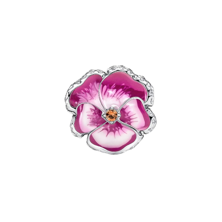 MOMENTS Charm Stiefmütterchen rosa