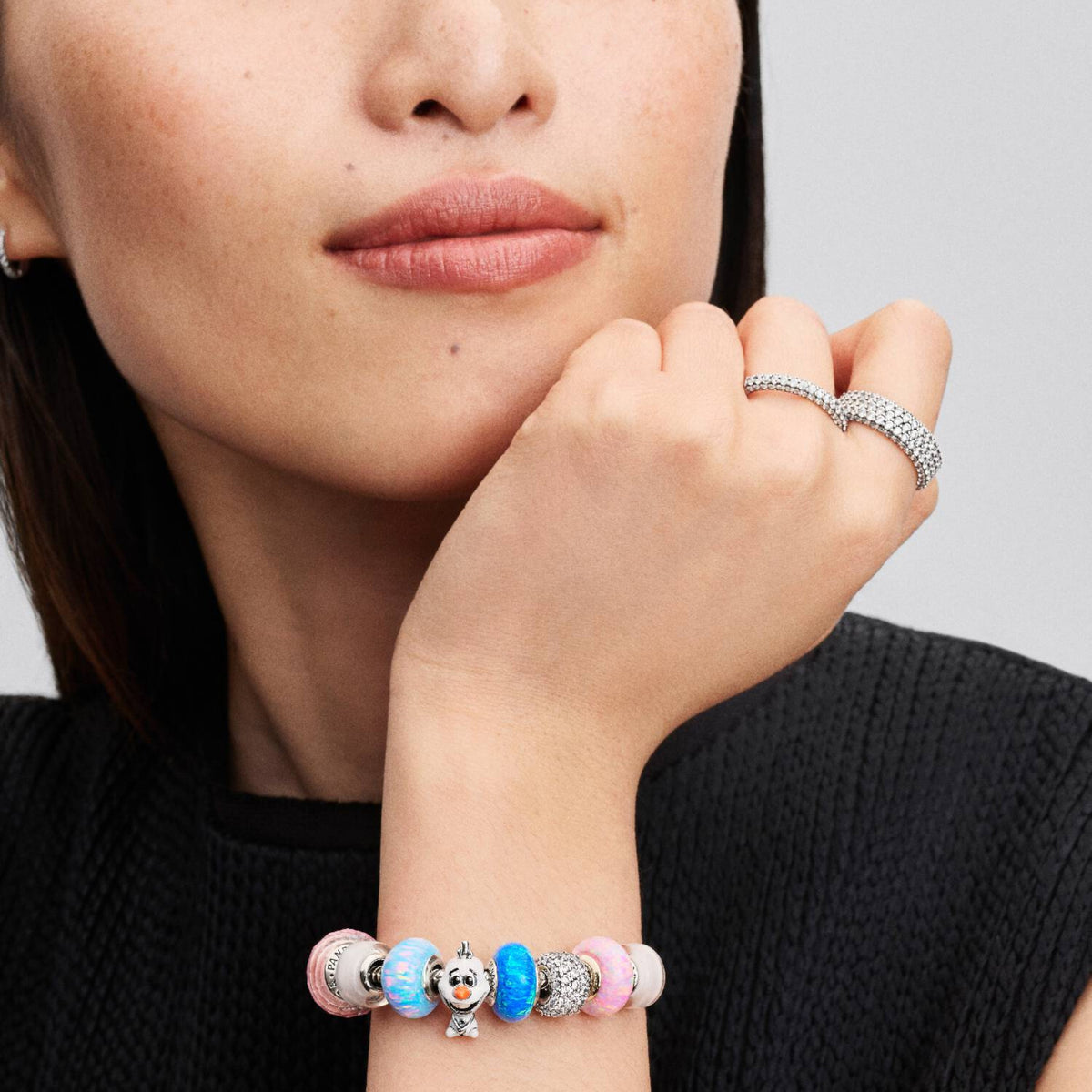 MOMENTS Charm Opal tiefes Ozeanblau