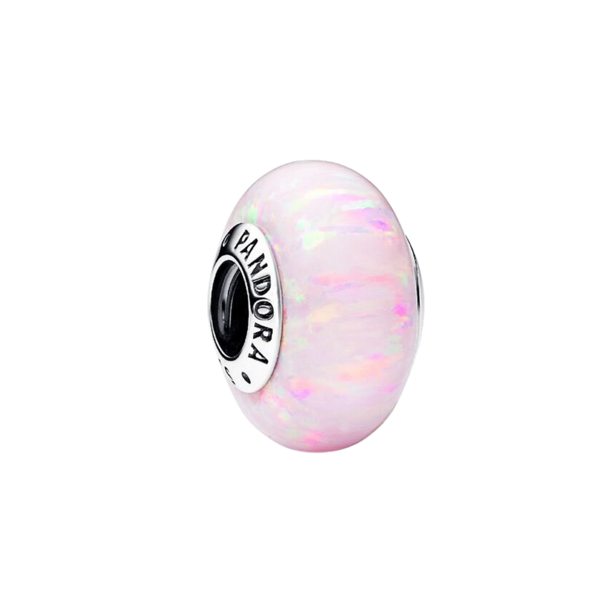 MOMENTS Charm Opal Rosa Schillernd
