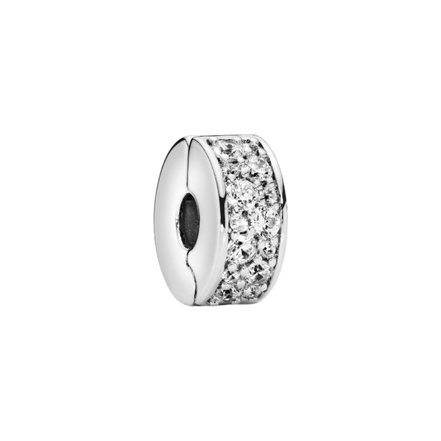 MOMENTS Charm Clip Zirkonia Pavé