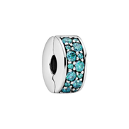 MOMENTS Charm Clip Zirkonia Pavé Petrol