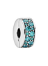 MOMENTS Charm Clip Zirkonia Pavé Petrol