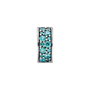 MOMENTS Charm Clip Zirkonia Pavé Petrol