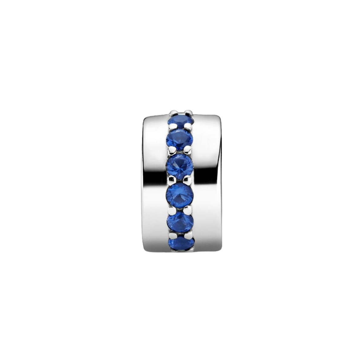 MOMENTS Charm Clip funkelnde Reihe Blau