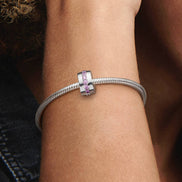 MOMENTS Charm Clip funkelnde Reihe Rosa