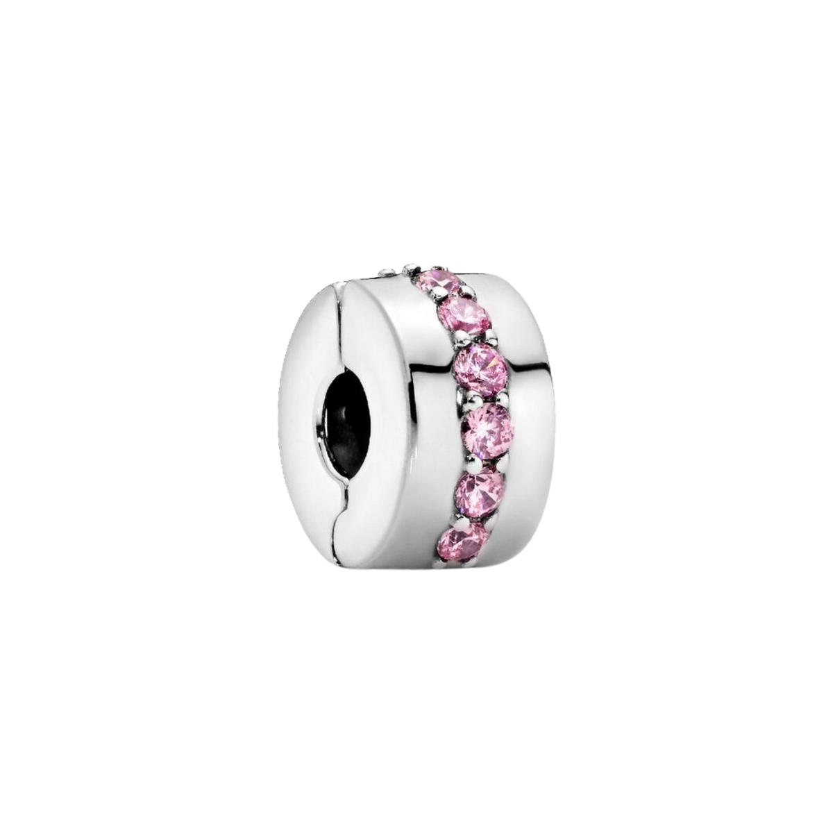 MOMENTS Charm Clip funkelnde Reihe Rosa
