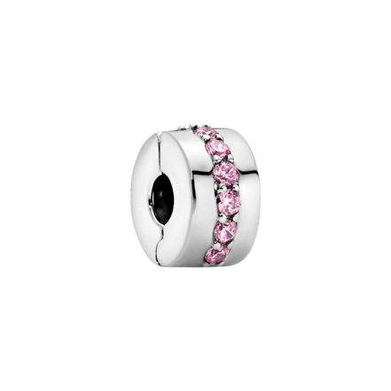 MOMENTS Charm Clip funkelnde Reihe Rosa