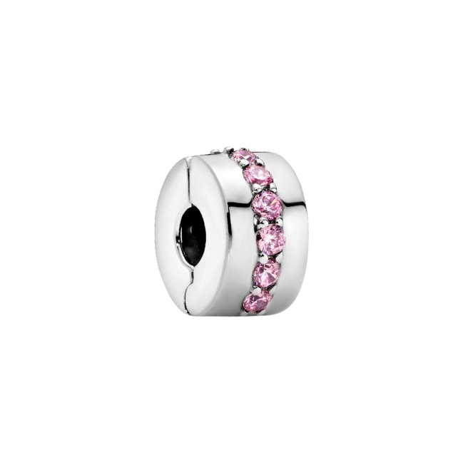 MOMENTS Charm Clip funkelnde Reihe Rosa