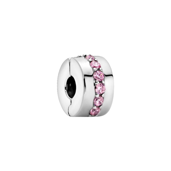 MOMENTS Charm Clip funkelnde Reihe Rosa