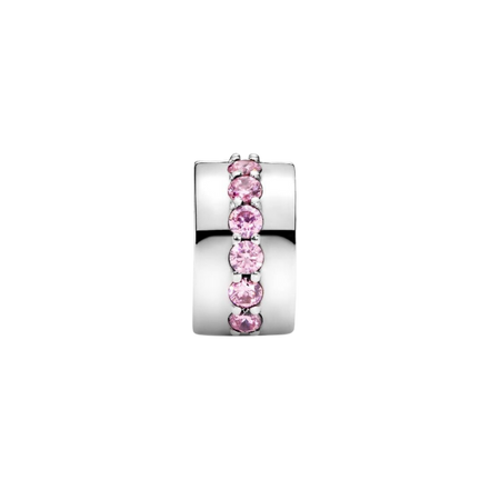 MOMENTS Charm Clip funkelnde Reihe Rosa
