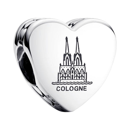 Charm Kölner Dom silber gravierbar