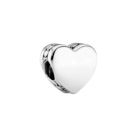 MOMENTS Charm Herz Gravierbar