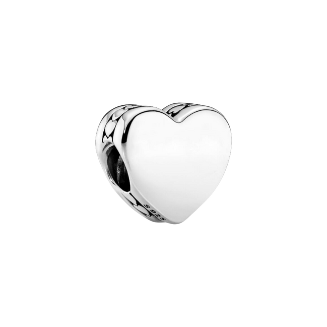 MOMENTS Charm Herz Gravierbar