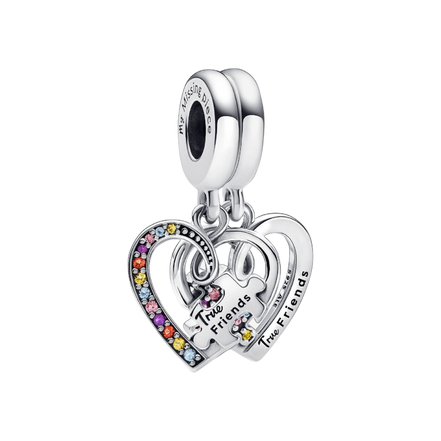 MOMENTS Charm Puzzleteil Herzen Teilbar