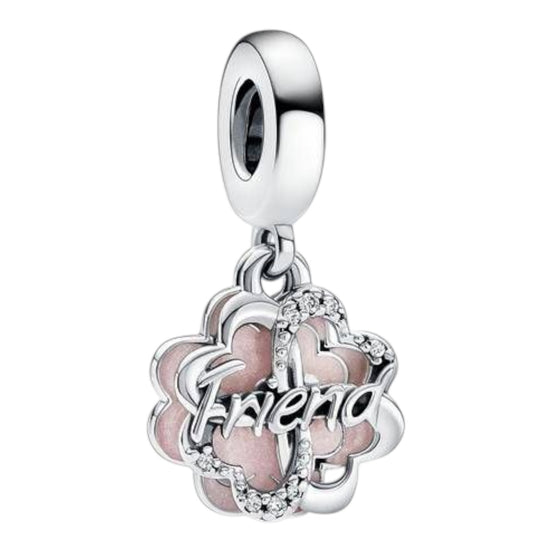 Charm Anhänger Moments Kleeblatt Freundschaft silber