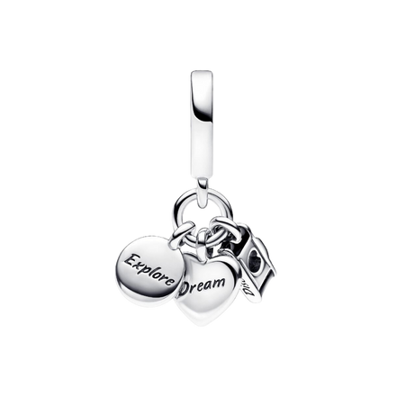 MOMENTS Charm Kamera, Herz & Kompass