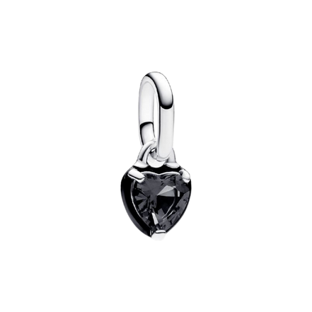 ME Mini-Charm Herz Chakra Schwarz