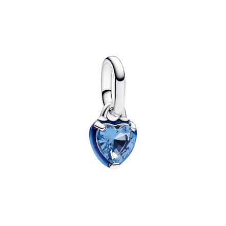 ME Mini-Charm Herz Chakra Blau