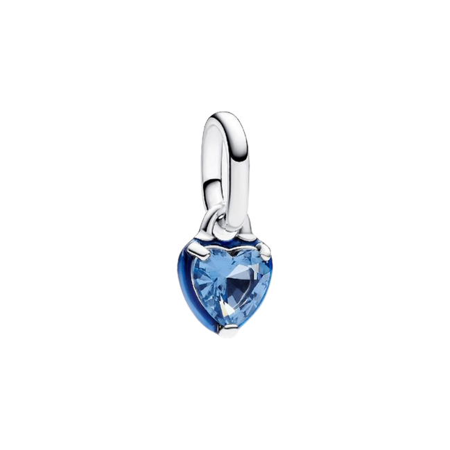 ME Mini-Charm Herz Chakra Blau