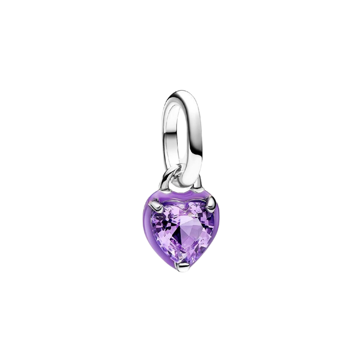 ME Mini-Charm Herz Chakra Lila