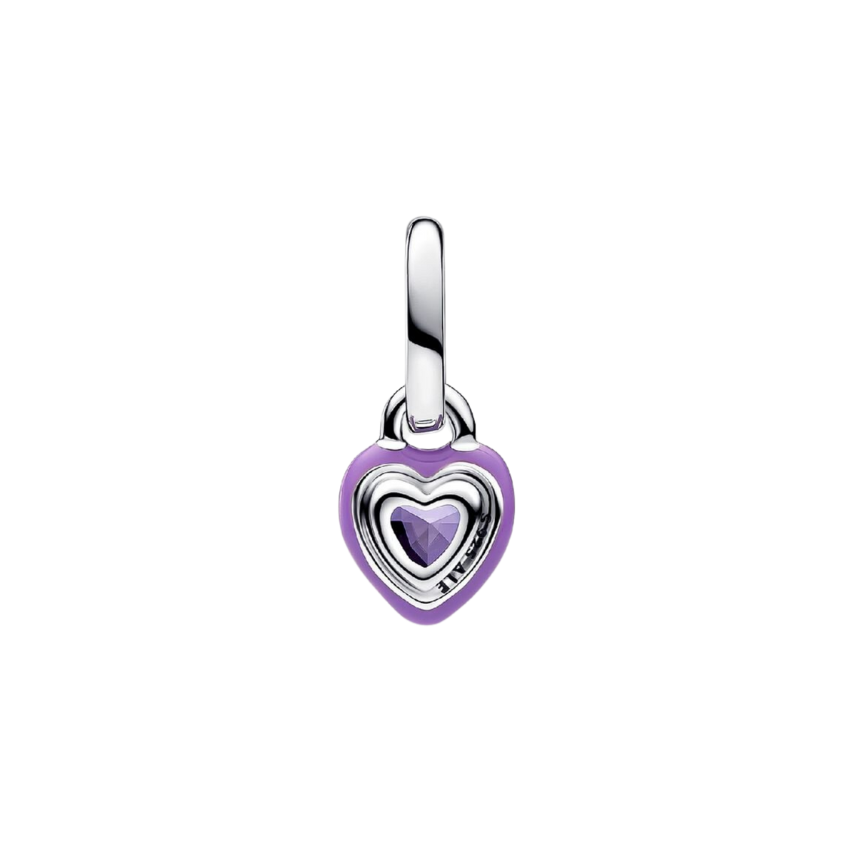 ME Mini-Charm Herz Chakra Lila