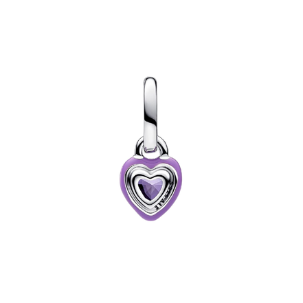 ME Mini-Charm Herz Chakra Lila