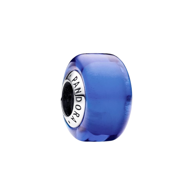MOMENTS Mini-Charm Murano-Glas Blau