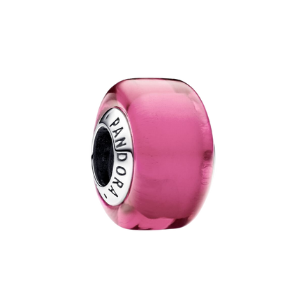 MOMENTS Mini-Charm Murano-Glas Rosa