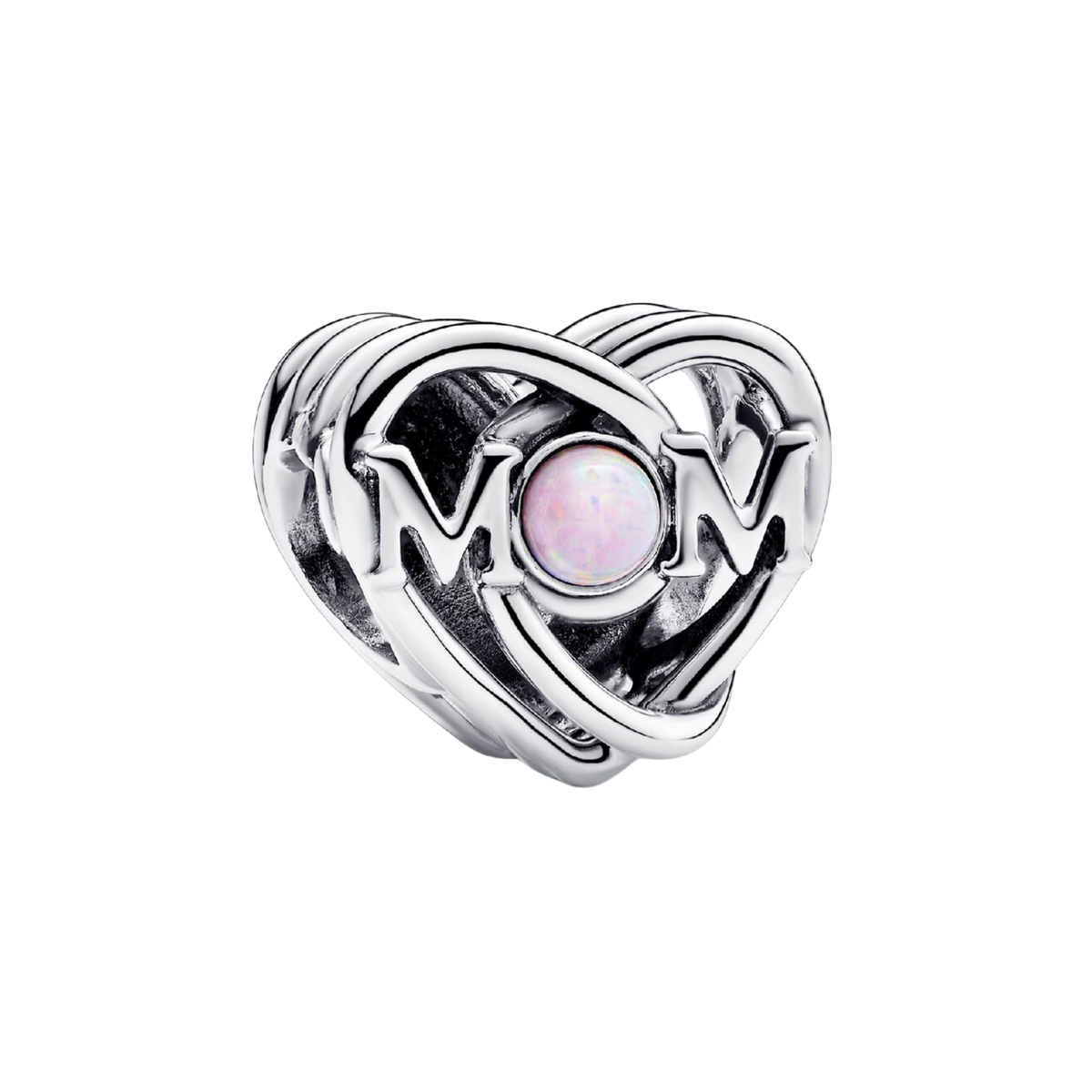MOMENTS Charm Herz Mama offen gearbeitet