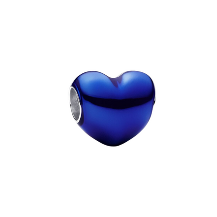 Charm Metallic-Herz Blau