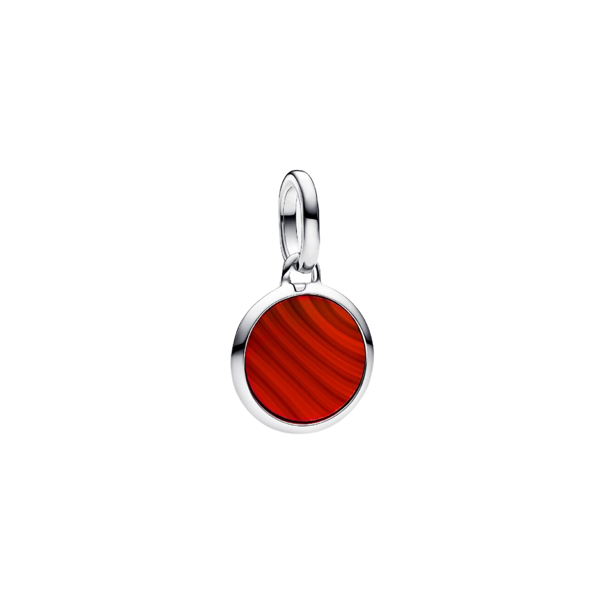 ME Charm Medaillon Rot Gravierbar
