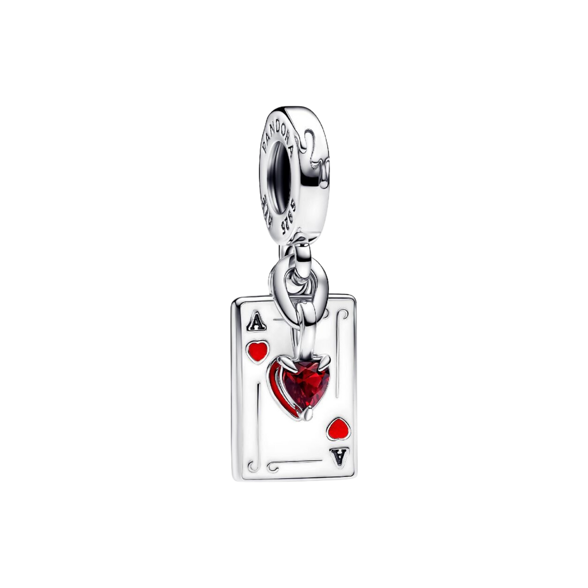 DISNEY X Charm Karte Herz Ass