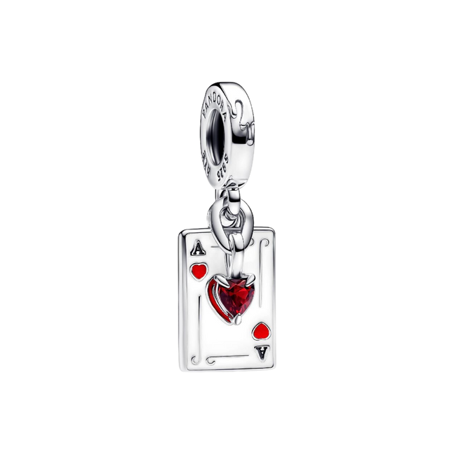 DISNEY X Charm Karte Herz Ass