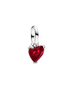 ME Mini-Charm gebrochenes Herz rot, silber