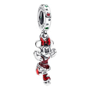 Minnie Maus am Eislaufen Charm