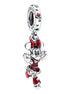 Minnie Maus am Eislaufen Charm