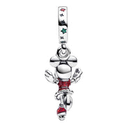 Minnie Maus am Eislaufen Charm