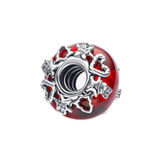 MOMENTS Charm Weihnachtszauber Murano Glas