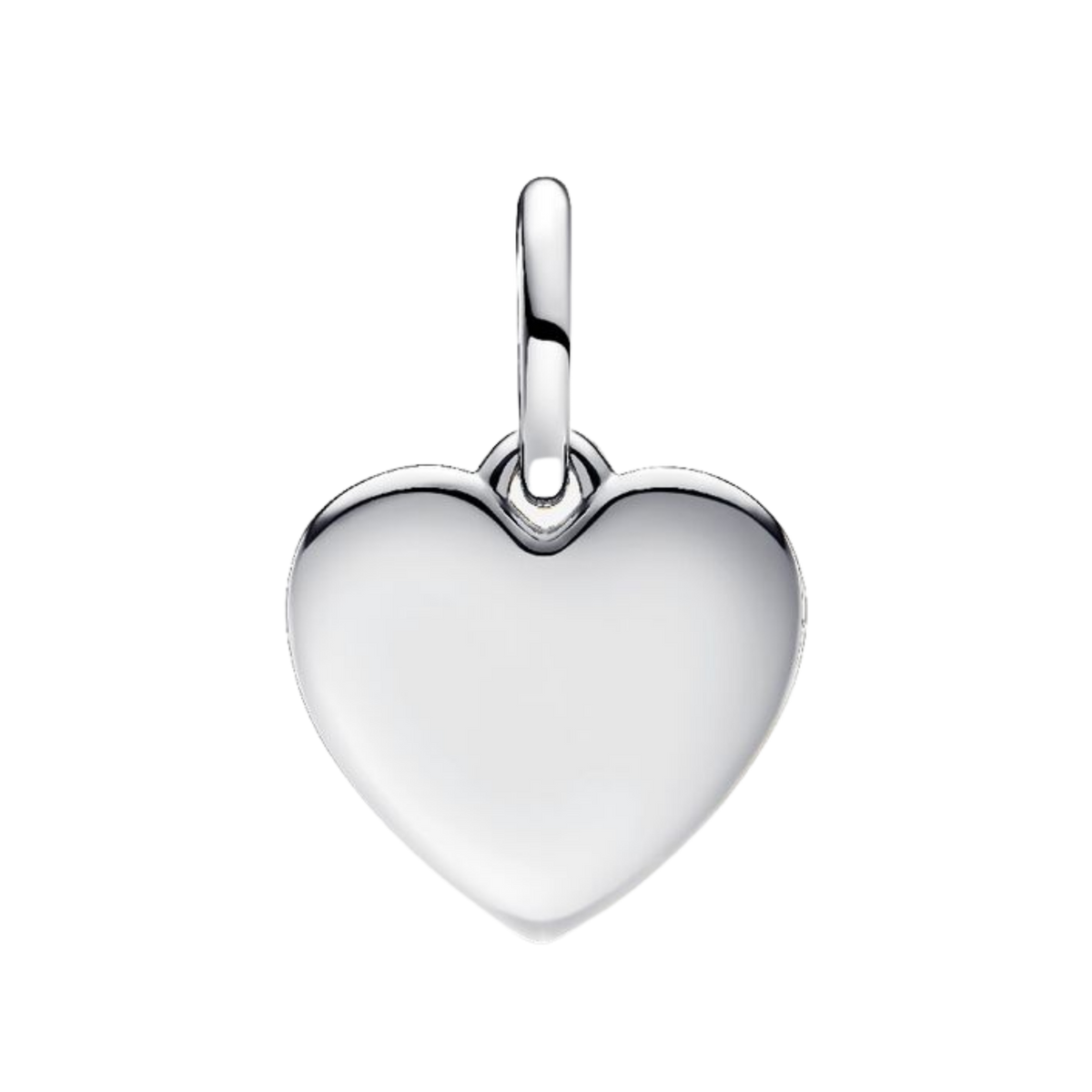MOMENTS Charm Love Herz Gravierbar Silber
