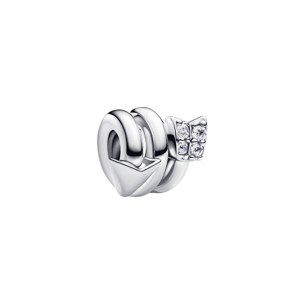 MOMENTS Charm Verdrehter Pfeil Zirkonia