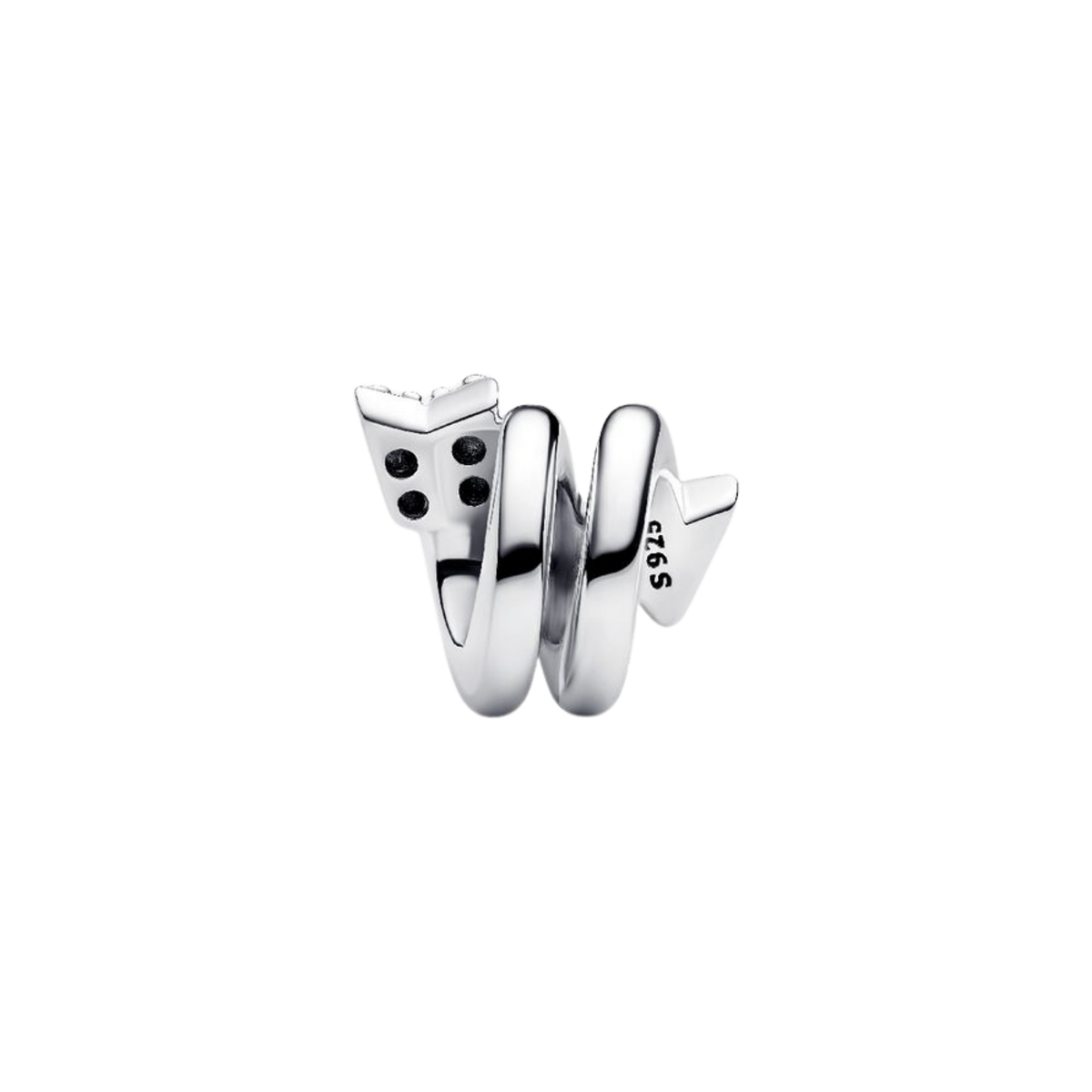 MOMENTS Charm Verdrehter Pfeil Zirkonia
