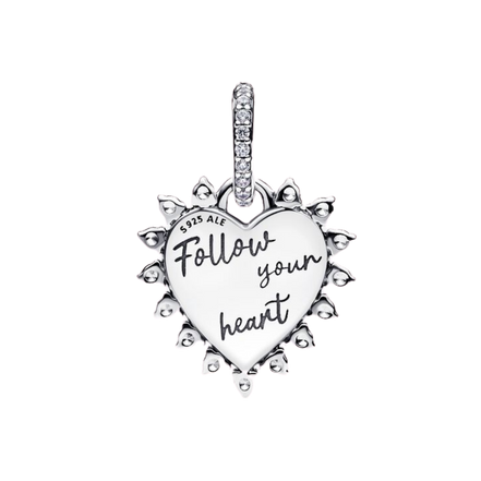 MOMENTS Charm Herz und Pfeil Drehbar