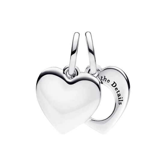 MOMENTS Charm Herz Gravierbar