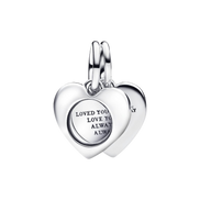 MOMENTS Charm Herz Gravierbar