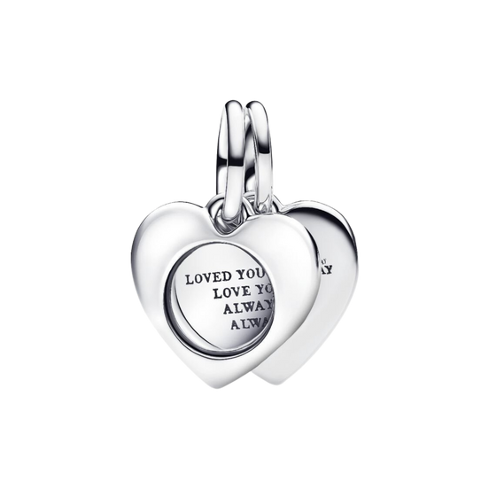 MOMENTS Charm Herz Gravierbar